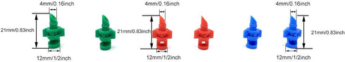 90 180 360 Degree Atomizing Sprinkler Sprayer, Micro Garden Lawn Water Spray Misting Nozzle Sprinkler Irrigation System for Agriculture,Hydroponic...