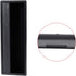 uxcell Flush Pull Finger Insert Recessed Cabinet Handles 109mm x 40mm x 20mm Black 5Pcs...