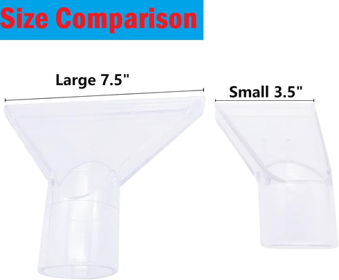 Universal Compatible with All Shop Vacs Extractor Attachment with 2-1/2" & 1-7/8" & 1-1/4" Adapters Auto Detailing Vacuum Cleaner Extraction Acces...