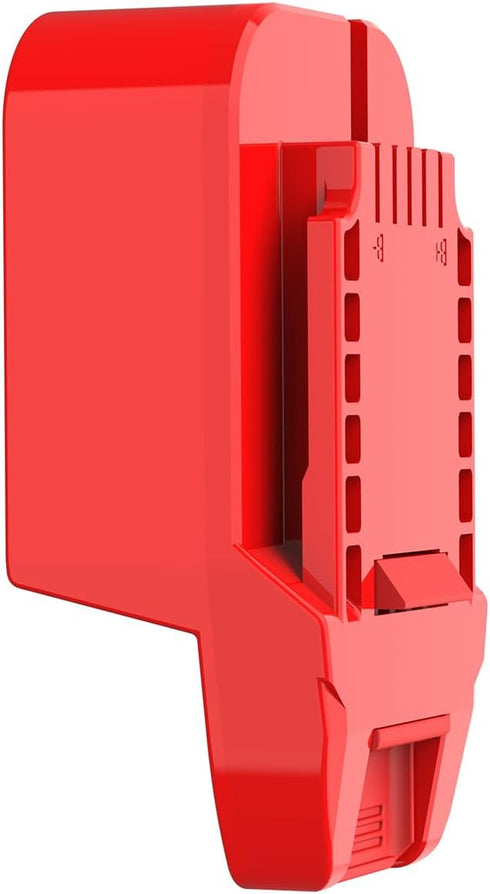 Adapter Upgrade for Bauer 20V Cordless Tools - Compatible with Milwaukee M18 Red Li-Ion Batteries for Power Supply, No Charging Function - (New Ve...