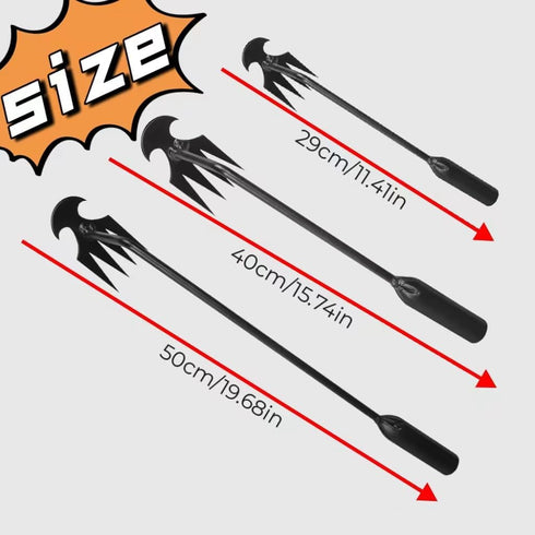 Weed Puller Tool, Weeding Artifact Uprooting Removal Tool, 4 Teethes Dual Purpose Manual Weeders, Multifunctional Tools for Garden Weeding (2PCS 1...