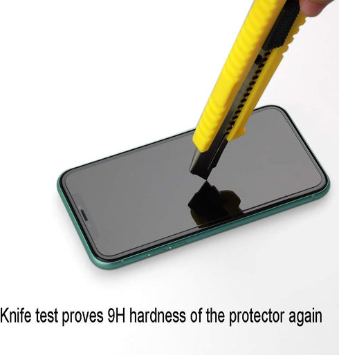 Ibywind Screen Protector For iPhone 11 Pro Max/XS MAX,with 2Pcs Tempered Glass,1Pc Camera Lens Protector,1Pc Backing Carbon Fiber Film [Fingerprin...