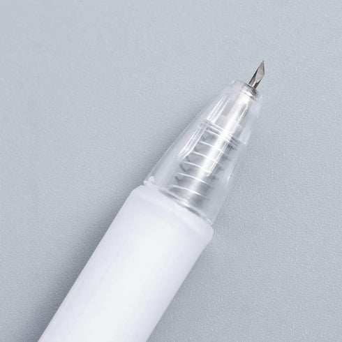 White Knife Pen Craft Cutting Tools,Paper Pen Cutter Knife, Retractable Hobby Knife Blade Art Utility Precision Paper Cutting Quilting Cutting Mat...