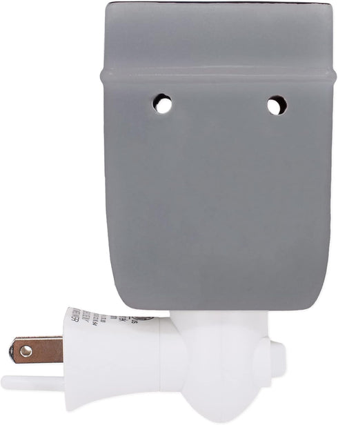 Elanze Designs God Bless This Home with Love Grey Stoneware Electric Plug-in Wax Tart Oil Warmer...