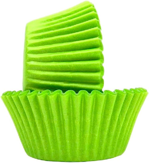 Regency Wraps Greaseproof Professional Grade Baking Cups, Pack of 40, Standard Liners, Lime Solid, for Cupcakes, Muffins, Candy, Non Stick...
