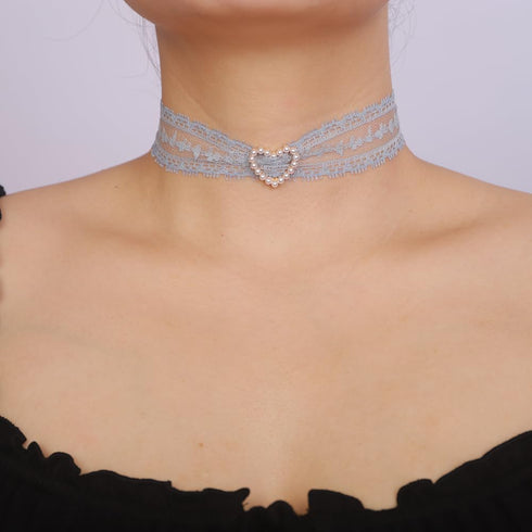 Vintage Lace Bowknot Choker Necklace Lace Pattern Collar Choker Gothic Lace Bow-knot Choker Dainty Lace Bow-knot Collar Choker Halloween Costume N...