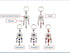 KISSITTY 30-Pieces Dream Catchers Gemstone Charm Pendants Handmade Dangling with Mixed Color Natural Chip Gemstone 107mm Filigree Ethnic Ornament ...