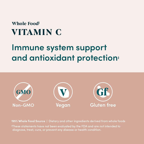 Amazon Elements Whole Food Vitamin C, 60 capsules...