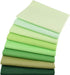 Hanjunzhao Green Solids Fat Quarters Fabric Bundles, Precut Quilting Sewing Fabric, 18 x 22 inches...