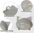 Cat Food Bowl, Non-Slip, Safe Melamine Material, Anti-Skid Base, Shallow Design, Dishwasher-Safe, 14.5cm Diameter...