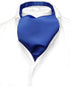Vesuvio Napoli ASCOT Solid ROYAL BLUE Color Cravat Men's Neck Tie...
