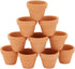 Juvale 10-Pack 1.5-Inch Mini Terracotta Plants Pots with Drainage Holes for Cactus, Succulents, Tiny Clay Terra Cotta Flower Pot Planters for Nurs...