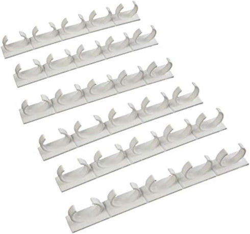 Spice Clips 30 Spice Gripper Clip Strips Organizer Holds 30 Spice Jars - Pantry and Inside Cabinet Organization 3M Adhesive Spice Rack...