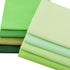 Hanjunzhao Green Solids Fat Quarters Fabric Bundles, Precut Quilting Sewing Fabric, 18 x 22 inches...