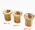 3PCS Brass Shift Knob Adapters Universal M8 X 1.25/M10 X 1.25/M10 X 1.5 Thread Gear Shifter Knob Screw...