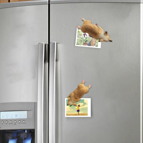 Corgi Fridge Magnet Corgi Gift for Corgi Lover Christmas Newyear......