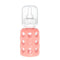 Lifefactory Glass Baby Bottle with Stage 1 Nipple and Protective Silicone Sleeve Cantaloupe, 4 Oz...