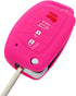 Zorratin Silicone Key Fob Cover Protectors for 4 Buttons Flip Key Hyundai Santa fe Sonata Tucson Tuscon TQ8-RKE-4F16...