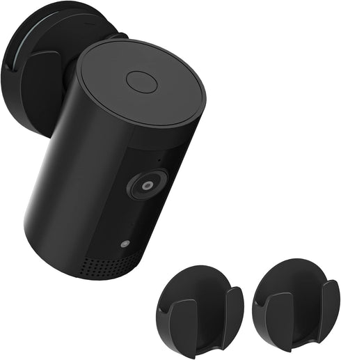 Adhesive Wall Mount for Ring Indoor Cam 2nd Gen and 1st Gen No Drill (Black,2 Pack)...