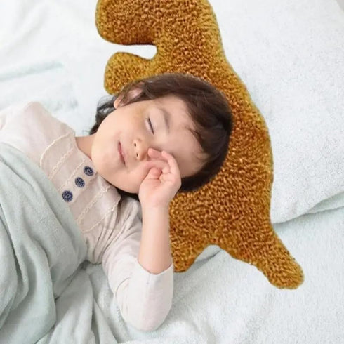 Dino Chicken Nugget Plush Toy - 45cm Large Soft Stuffed Dinosaur Pillow, PP Cotton-Filled Animal Shape Toy, Cute Plushies for Kids, Play and Decor...