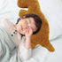 Dino Chicken Nugget Plush Toy - 45cm Large Soft Stuffed Dinosaur Pillow, PP Cotton-Filled Animal Shape Toy, Cute Plushies for Kids, Play and Decor...