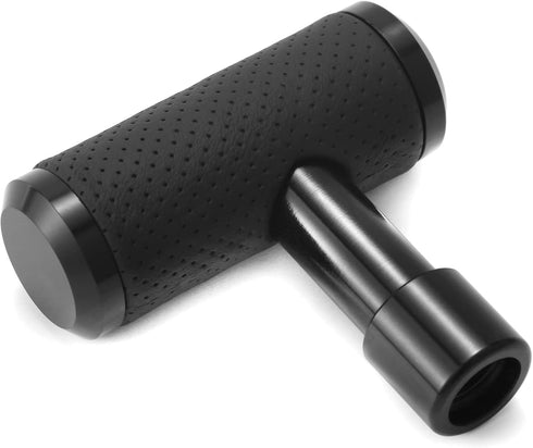 Arenbel 4" Alloy T Handle Gear Shift Knob, Heavy Manual Car Gear Stick Shifter with Leather Covered Fit Most MT Transmission Vehicles, Black...