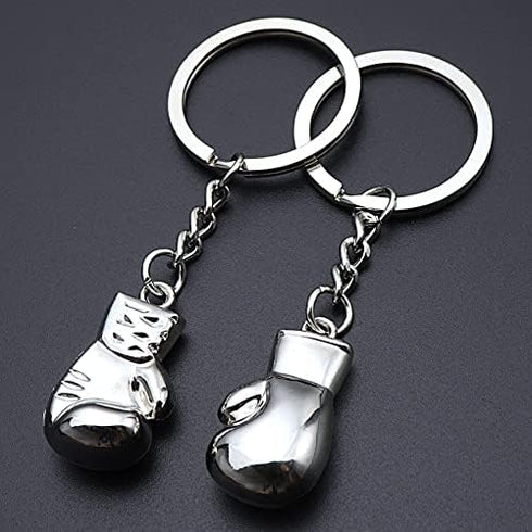 Keychain Boxing Gloves Pendant Keyring Metal Key Chain, Christmas/Birthday/Valentine's Day Gift for Men and Women Pack of 2...