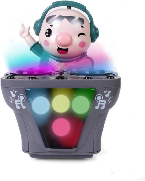 DJ Piggy Swinging Music Toy - Joyful Music, Cool Lights, Safe and Enjoyable Play, Suitable for Children Aged 3-8. Let's Swing Together with DJ Pig...