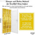 KatchOn, XtraLarge Gold Fringe Curtain Backdrop - 8x3.2 Feet, Pack of 2 Gold Streamers Party Decorations | Gold Foil Curtain for Gold Party Decora...