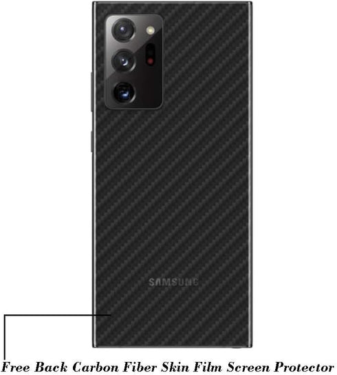 Ibywind Screen Protector For SamSung Galaxy Note 20 Ultra,with 2Pcs Flexible TPU Film,1Pc Camera Lens Protector,1Pc Backing Carbon Fiber Film [Fin...
