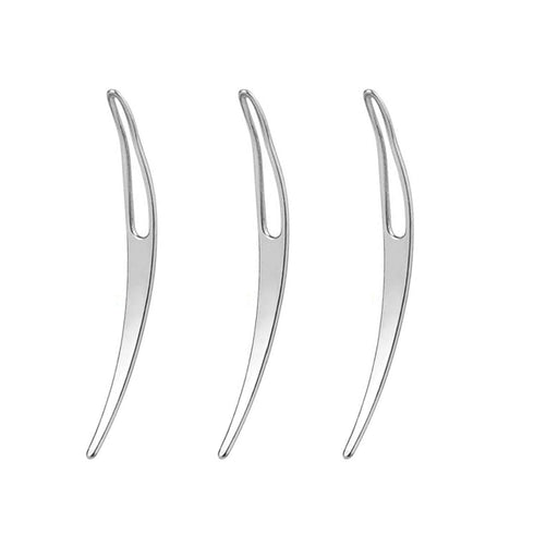3pcs Dreadlock Tool Sisterlock Interlocking Tools Retighten Tool EasyLoc for Locs Hair Tool Maintaining Tightening Accessory (Silver)...