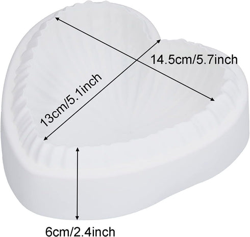 Heart Silicone Mold, Heart Cake Mold Baking Utensils for Kitchens for Women Men...