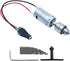 AUTOTOOLHOME Mini DC 12V Electric Hand Drill Motor PCB & Twist Drills Set 1/88-1/6 inch JT0 Chuck Jewelry Craft Drill Kit...
