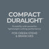 Co. Duralight Compact Adjustable Bypass Pruning Shears, Gardening Hand Pruner, Plant Shears, Flower Clippers, Secateurs (05-2002-100)...