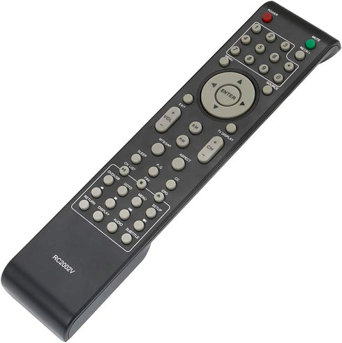 Allimity Remote Control Replacement RC2002V Fit for VIORE TV LCD19VX60PB1 LCD22VH56 LCD22VH65 LCD26VH56...