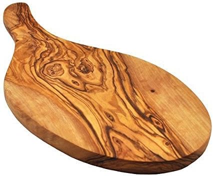 Olive Wood Garlic Chopping/Cutting Board...