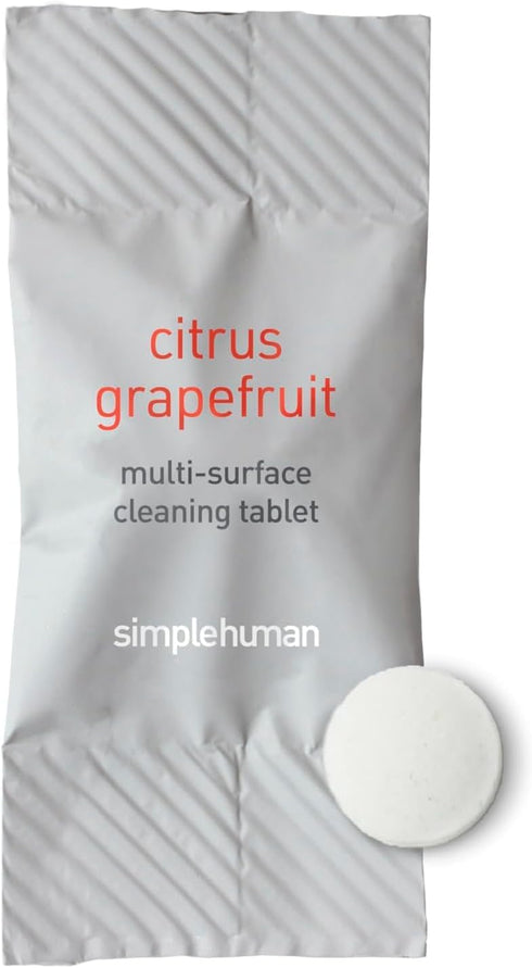 simplehuman multi-surface cleaning tablets, citrus grapefruit, 12 tablets (yields 6 oz cleaner each)...
