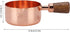 Mini Sauce Pan, Rose Gold Stainless Steel Butter Warmer with Pour Spout and Wooden Handle for Home Kitchen Cooking Ware(1/4cup)...