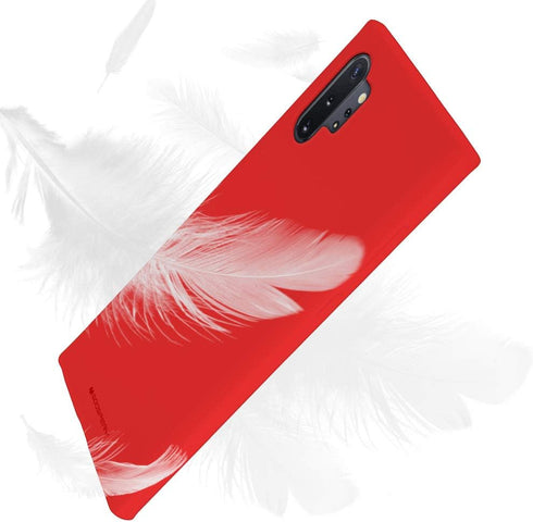 GOOSPERY Soft Feeling Jelly for Samsung Galaxy Note 10 Plus Case (2019) Silky Slim Bumper Cover (Red)...