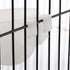 6 Pcs Mini Bird Food Bowl Feeder, Parrot Convenient Hanging Container, Plastic Pigeon Bird Cage Dish (White)...