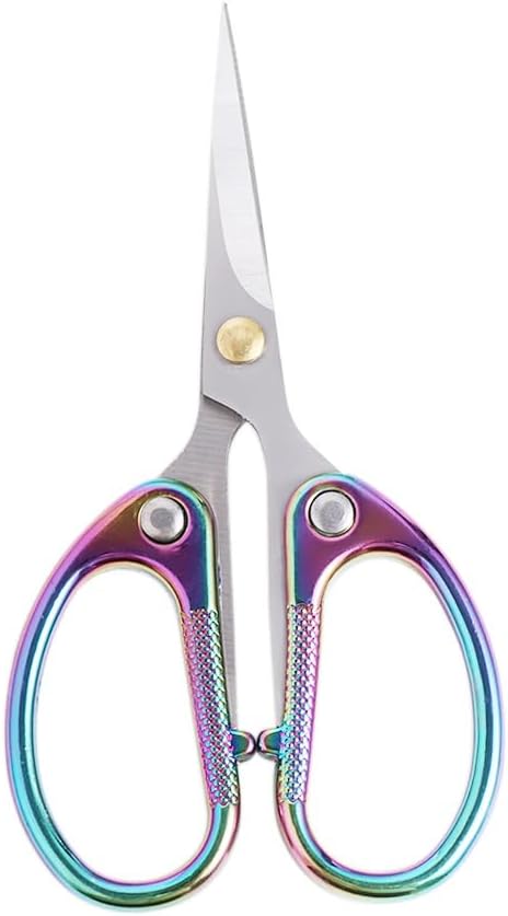 Stainless Steel Scissors Sewing Scissors Textile Fabric Cutter Paper Embroidery Handicraft Dressmaking Tools Needlework Tool(XS)...