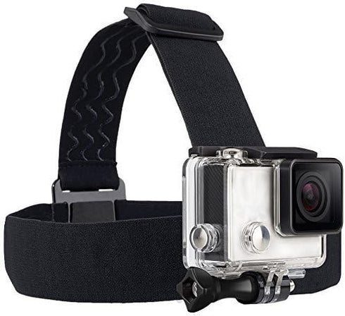 Action Camera Head Mount Strap Wearing Head Belt Compatible with Gopro Hero 12 11 10 9 8 7 6 5/AKASO EK7000 Brave 4 Brave 7 LE/Dragon Touch/Apexca...