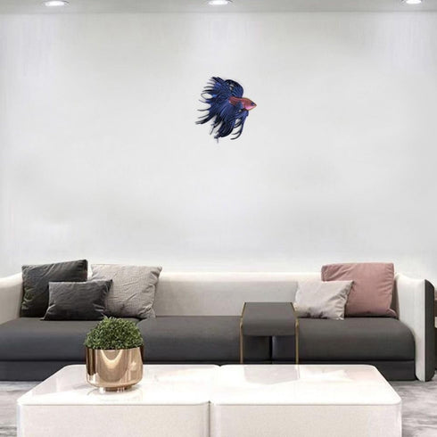 Betta Fish Silicone Resin Molds 3D Unique, Hanging Wall Desktop Decor Large DIY Art Epoxy Mold Aquarium Animal Decoration Office Home Room Cabinet...