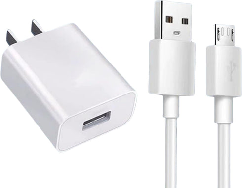 (10 FT) Wall Adapter and Micro USB Charger Cable Compatible with Samsung Galaxy Tab A 8.0" 7.0" 9.7" 10.1",E,S,S2,3,4,Tab 3 4, SM-T280 350 580 113...