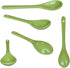 3 sets of each 10 Color Porcelain Egg Spoons Ceramic Spoons 5 inch Coffee Dessert Yogurt Tea Milky Tea...