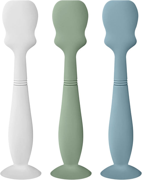 3 Pack Baby Diaper Cream Brush, Diaper Cream Spatula Applicator Silicone Baby Butt Paste Spatula for Babies, Newborn (3Packs, Color 1)...