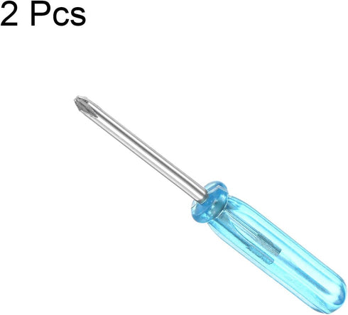 uxcell Mini Phillips Screwdriver, 2.0mm Cross Head 45mm Length for Small Appliances Repair, 2 Pcs...