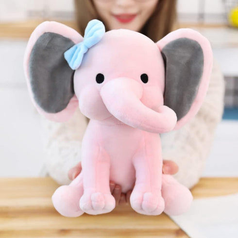Elephant Stuffed Animals - Kawaii plushiesToys for Baby, Boy, Girls Plush Toys Gifts - Great for Nursery, Room Decor, 9.8 Inch (Pink)...