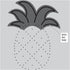 Dimensions Needle Craft Pineapple Wool Felt Applique Embroidery Craft Kit, 6''...
