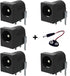 Breadboard-Friendly 2.1mm PCB Mounting Female DC Power Barrel Jack (5 PCS DC Power Jack)...